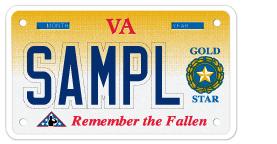 Gold Star Motorcycle Plate Preview