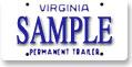 Trailer Permanent Plate